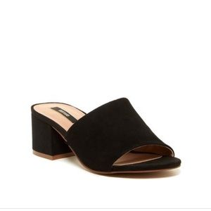 Kensie Helina suede leather mules